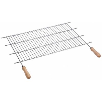 Sauvic - Grille barbecue en acier réglable 100x50cm - Publicité Sauvic - Grille barbecue en acier réglable 100x50cm - Publicité