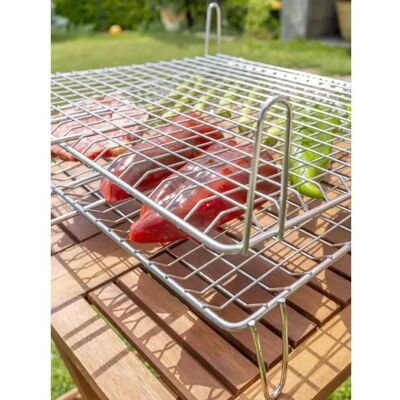 Sauvic Griglia in Acciaio Inox per Pesce 50x50cm - Griglia per Pesce Sauvic Griglia in Acciaio Inox per Pesce 50x50cm - Griglia per Pesce