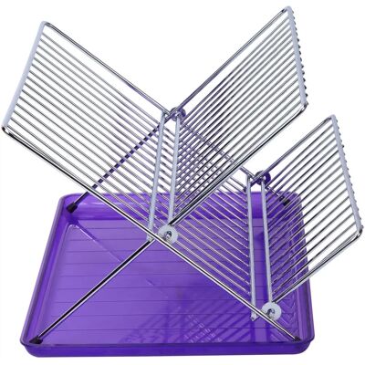 Escurridor de Platos Plegable de Acero Inoxidable Sauvic - 350x255x230 mm Escurridor de Platos Plegable de Acero Inoxidable Sauvic - 350x255x230 mm