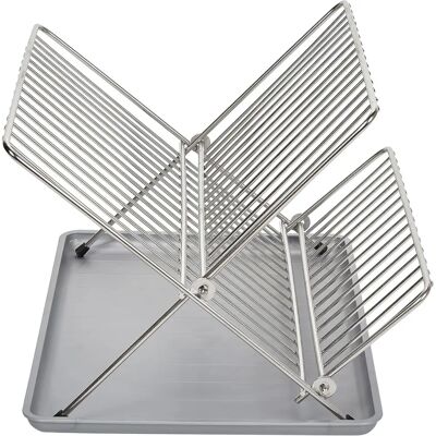 Sauvic Scolapiatti in Acciaio Inox Pieghevole - Dish Drainer Sauvic Scolapiatti in Acciaio Inox Pieghevole - Dish Drainer