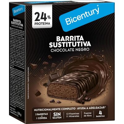 Bicentury Barras de sustitución de chocolate negro - Reemplazo de chocolate Bicentury Barras de sustitución de chocolate negro - Reemplazo de chocolate