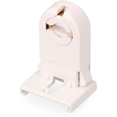 Portalampara Solera Bianco 250V - Adattatore G13 Portalampara Solera Bianco 250V - Adattatore G13