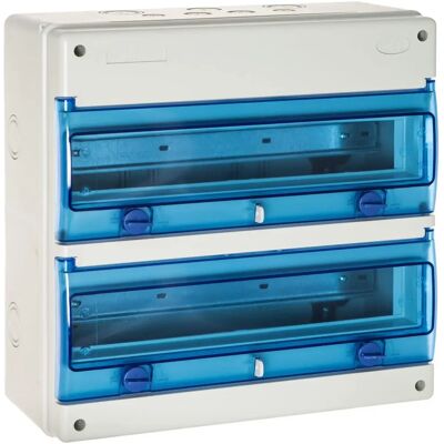 Solera Indubox - Boîte de distribution étanche IP65 - 36 éléments - 362x362x160mm - Publicité Solera Indubox - Boîte de distribution étanche IP65 - 36 éléments - 362x362x160mm - Publicité