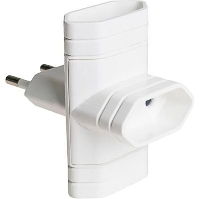 Solera 6009 Dreifachstecker - 250 V, Weiß, 10 A Solera 6009 Dreifachstecker - 250 V, Weiß, 10 A