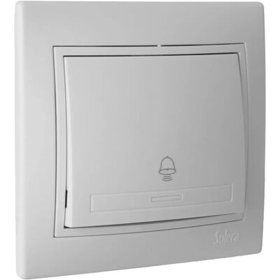 Interruptor de termoplástico blanco Solera - 250V - Enchufe EU - 50W Interruptor de termoplástico blanco Solera - 250V - Enchufe EU - 50W