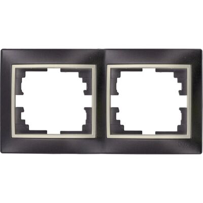 Cornice per interruttore Solera - 154x81 mm - Nero, Bianco, Perla Cornice per interruttore Solera - 154x81 mm - Nero, Bianco, Perla