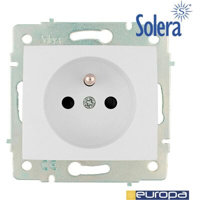 Base di spina bipolare europea Solera erp60f - Presa elettrica Base di spina bipolare europea Solera erp60f - Presa elettrica