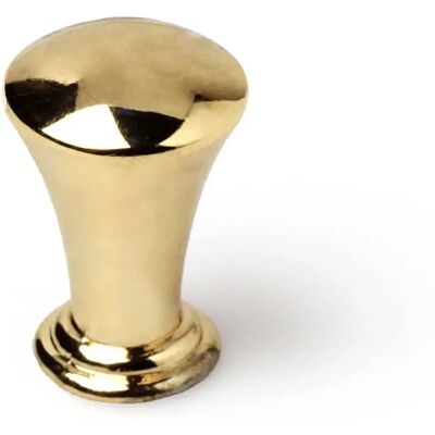 REI Nowoczesna Gałka Złoty Zamak - 15x15x22mm REI Nowoczesna Gałka Złoty Zamak - 15x15x22mm