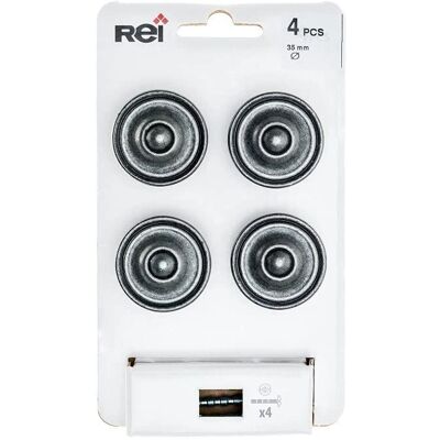Rei Modell 3110 Silber Abgenutzter Metallschlossknauf - 4 Stück Rei Modell 3110 Silber Abgenutzter Metallschlossknauf - 4 Stück