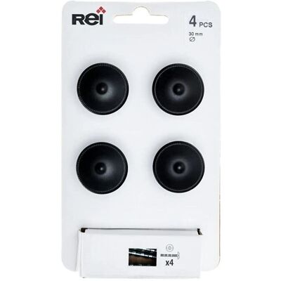 Pomo Porta Rei 3121 Metallo Nero - Maniglia Pomo Porta Rei 3121 Metallo Nero - Maniglia