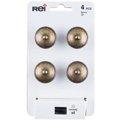 Rei 3121 Poignée de porte dorée - Poignée en métal usée - Publicité Rei 3121 Poignée de porte dorée - Poignée en métal usée - Publicité