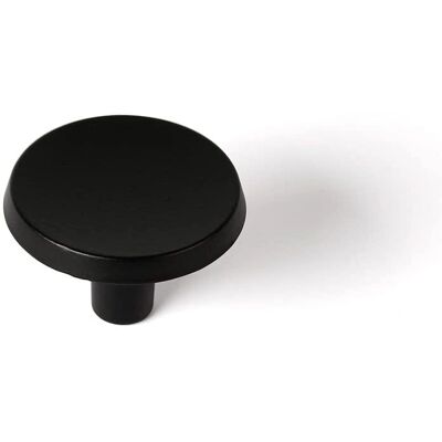 Rei 774 Türknauf Schwarz Metall Ø 35 x 23 mm - Türknauf Rei 774 Türknauf Schwarz Metall Ø 35 x 23 mm - Türknauf