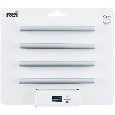 Rei Griff 2279 Silber Aluminium 4 Stück - Griff Rei Griff 2279 Silber Aluminium 4 Stück - Griff