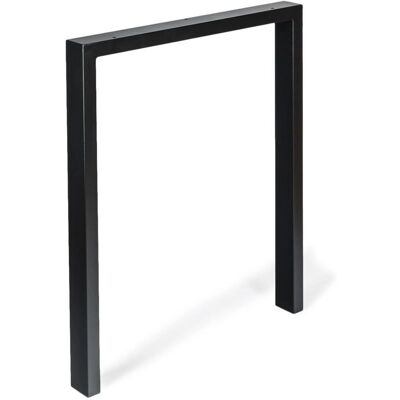 Gamba in Acciaio Industriale per Mobili - Nero - 580x60x695 mm - Gambe per Mobili Gamba in Acciaio Industriale per Mobili - Nero - 580x60x695 mm - Gambe per Mobili