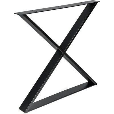 Piedi per mobili in acciaio REI - 780mm x 80mm x 712mm - Finitura nero pore Piedi per mobili in acciaio REI - 780mm x 80mm x 712mm - Finitura nero pore