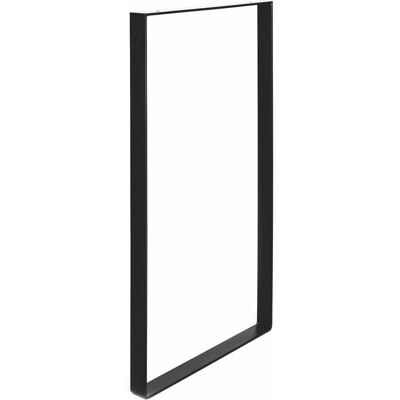 REI Stahl Möbelbeine - 385x40x850 mm - Schwarz - Industriestil REI Stahl Möbelbeine - 385x40x850 mm - Schwarz - Industriestil