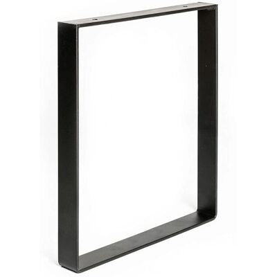 Gambe in Acciaio REI - 38,5cm - Nero Poroso - Stile Industriale - 1 Gambe in Acciaio REI - 38,5cm - Nero Poroso - Stile Industriale - 1