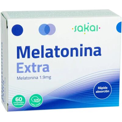 Sakai Extra Comprimidos Mastigáveis de Melatonina - Suplemento alimentar Sakai Extra Comprimidos Mastigáveis de Melatonina - Suplemento alimentar