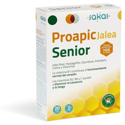 Sakai Proapic Jalea Senior 20 Amp - Nahrungsergänzung für Senioren Sakai Proapic Jalea Senior 20 Amp - Nahrungsergänzung für Senioren