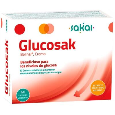 Sakai Glucosak - Contrôle de la Glucose - 60 Capsules - Publicité Sakai Glucosak - Contrôle de la Glucose - 60 Capsules - Publicité
