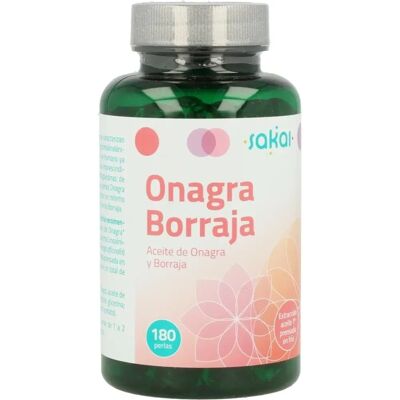 Óleo de Prímula e Borragem Sakai 180 Cápsulas - Suplemento Alimentar Óleo de Prímula e Borragem Sakai 180 Cápsulas - Suplemento Alimentar