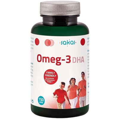 Sakai Omega-3 DHA Herz und Verstand 150 Perlen - Nahrungsergänzung Sakai Omega-3 DHA Herz und Verstand 150 Perlen - Nahrungsergänzung