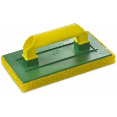 Cazzuola rettangolare con spugna - 290x170mm - Plastica - Per malta Cazzuola rettangolare con spugna - 290x170mm - Plastica - Per malta