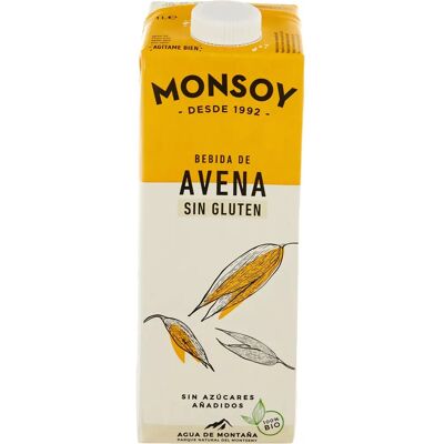Monsoy Bebida de avena sin gluten ecológica - bebida Monsoy Bebida de avena sin gluten ecológica - bebida