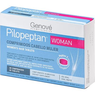 Pilopeptan Mujer Suplemento para la Pérdida de Cabello - 30 Comprimidos Pilopeptan Mujer Suplemento para la Pérdida de Cabello - 30 Comprimidos