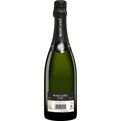 Mascaró Nigrum Brut Reserva 0,75 l - Publicité Mascaró Nigrum Brut Reserva 0,75 l - Publicité