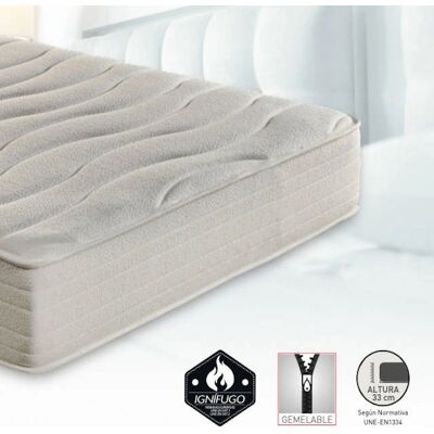 Matelas Blanc PIKOLIN avec Viscofoam - Lit - Publicité Matelas Blanc PIKOLIN avec Viscofoam - Lit - Publicité