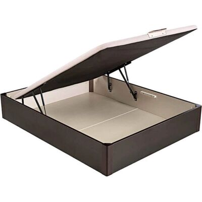 Canapé Abattable Pikolin Design - 135x190cm - Wengue - Lit de rangement - Publicité Canapé Abattable Pikolin Design - 135x190cm - Wengue - Lit de rangement - Publicité