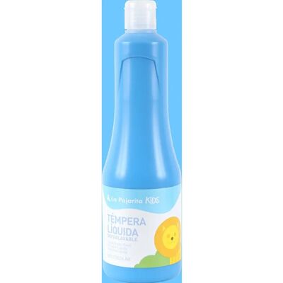 Peinture Témpera La Pajarita Cyan - Couleurs Liquides pour École Peinture Témpera La Pajarita Cyan - Couleurs Liquides pour École