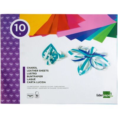 Liderpapel TM05 art paper - 10 sheets - Glossy - 31.5 x 24 cm Liderpapel TM05 art paper - 10 sheets - Glossy - 31.5 x 24 cm