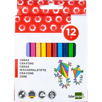 Liderpapel BD25 Giz de Cera - 12 peças Liderpapel BD25 Giz de Cera - 12 peças
