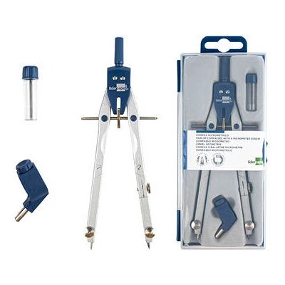 Liderpapel BK-303 Kompass - Mikrometrisk, Justerbar, 17cm Liderpapel BK-303 Kompass - Mikrometrisk, Justerbar, 17cm