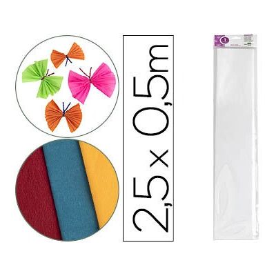 Liderpapel CP01 Papel Crepe Blanco - Papel Crepe Liderpapel CP01 Papel Crepe Blanco - Papel Crepe