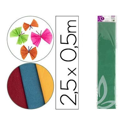 Liderpapel Modelo CP14 Papel crepé verde - Papel crepé Liderpapel Modelo CP14 Papel crepé verde - Papel crepé