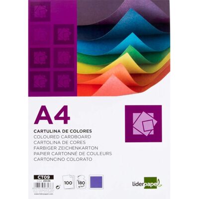 Carta artistica Liderpapel CT09 - 100 fogli - Lilla Carta artistica Liderpapel CT09 - 100 fogli - Lilla