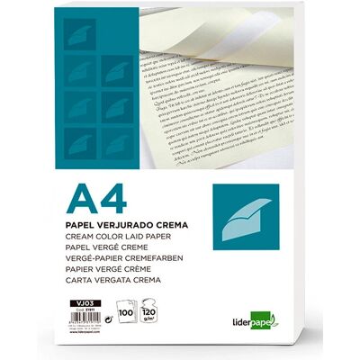 Papier d'imprimante Liderpapel VJ03 A4 Blanc - 120g/m² Papier d'imprimante Liderpapel VJ03 A4 Blanc - 120g/m²