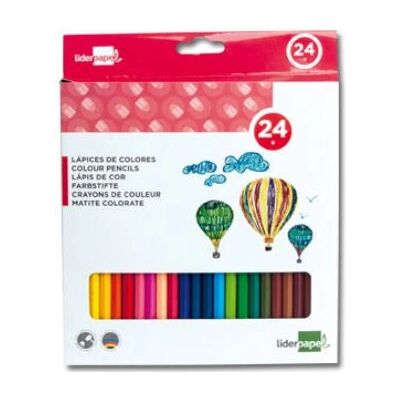 Liderpapel LC04 Crayons de Couleur - Assortis - 24 pcs Liderpapel LC04 Crayons de Couleur - Assortis - 24 pcs