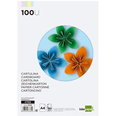 Papel de arte Liderpapel CT03 - 100 hojas - Multicolor Papel de arte Liderpapel CT03 - 100 hojas - Multicolor