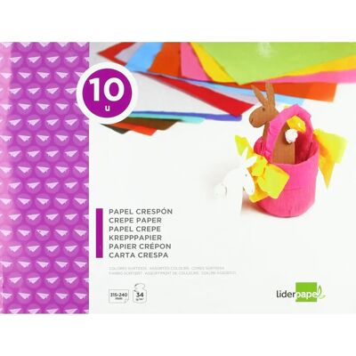 LIDERPAPEL Bloc de Papier - Papier pour bricolage, Feuilles assorties, Format folio - Bloc de papier LIDERPAPEL Bloc de Papier - Papier pour bricolage, Feuilles assorties, Format folio - Bloc de papier