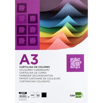 Bloc de papier artistique Liderpapel A3 - 100 feuilles Bloc de papier artistique Liderpapel A3 - 100 feuilles