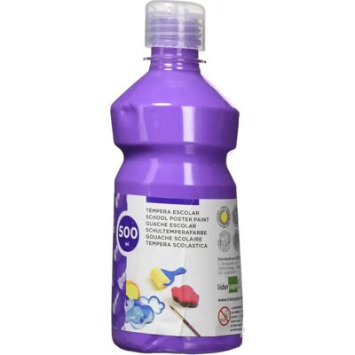 Liderpapel Gouache Escolar 500 Ml Lila - Tinta guache Liderpapel Gouache Escolar 500 Ml Lila - Tinta guache