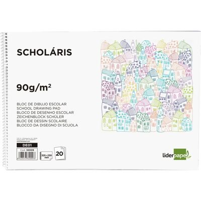 Liderpapel DE01 Caderno de Esboço - 20 Folhas Liderpapel DE01 Caderno de Esboço - 20 Folhas