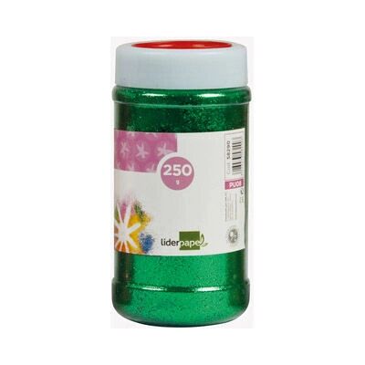 Liderpapel Glitter - Verde Metálico - 250g - Glitter Liderpapel Glitter - Verde Metálico - 250g - Glitter