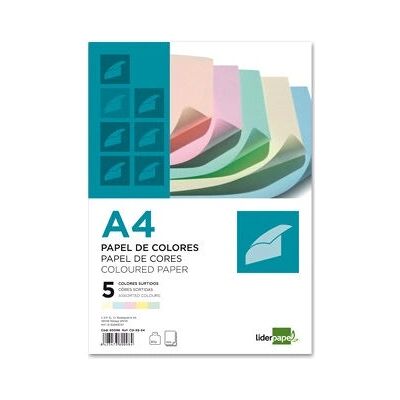 Papier d'art Liderpapel PC12 - 500 feuilles A4 Multicolore Papier d'art Liderpapel PC12 - 500 feuilles A4 Multicolore