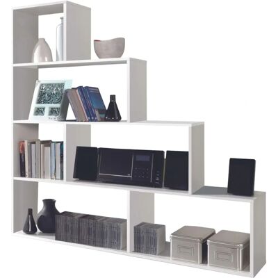 Estantería Modular Blanca Brillante - Librería para Hogar y Oficina Estantería Modular Blanca Brillante - Librería para Hogar y Oficina
