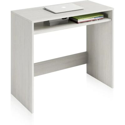 ALTRI Escritorio Infantil Efecto Madera Blanco - Pequeña Mesa para Oficina o Estudio ALTRI Escritorio Infantil Efecto Madera Blanco - Pequeña Mesa para Oficina o Estudio